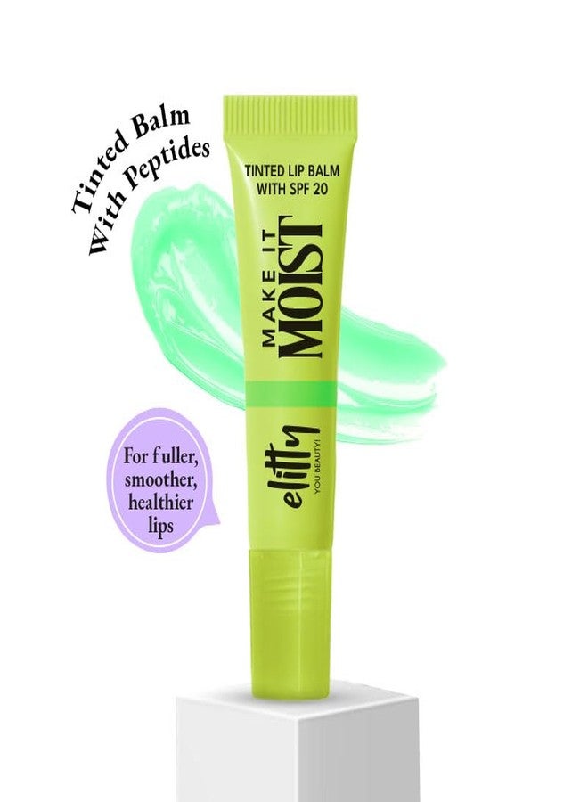 Elitty Crave (Mint Vanilla) Lip Balm | Dermatologically Tested | Infused with Peptides, Witch Hazel & Vitamin E | Gentle & Safe for Everyday Use (6 GM) - Image 3